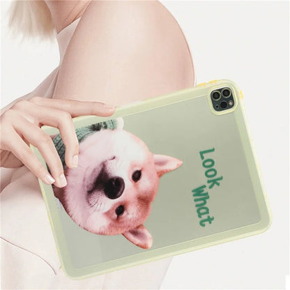 For iPad Pro 11 (2022) / (2021) / (2020) Case Animal Pattern TPU Tablet Cover