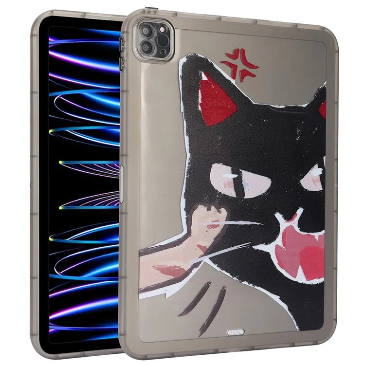 For iPad Pro 11 (2022) / (2021) / (2020) Case Animal Pattern TPU Tablet Cover
