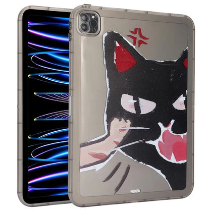 For iPad Pro 11 (2022) / (2021) / (2020) Case Animal Pattern TPU Tablet Cover