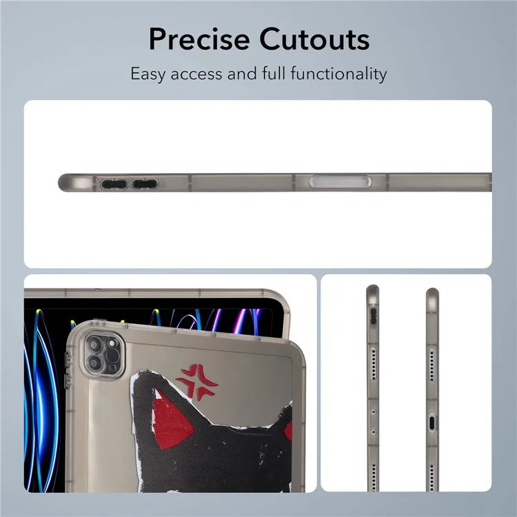 For iPad Pro 11 (2022) / (2021) / (2020) Case Animal Pattern TPU Tablet Cover