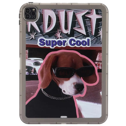 For iPad Pro 11 (2022) / (2021) / (2020) Case Animal Pattern TPU Tablet Cover