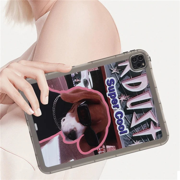 For iPad Pro 11 (2022) / (2021) / (2020) Case Animal Pattern TPU Tablet Cover