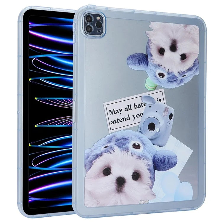 For iPad Pro 11 (2022) / (2021) / (2020) Case Animal Pattern TPU Tablet Cover