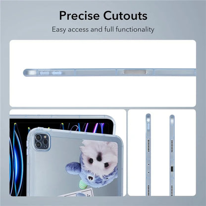For iPad Pro 11 (2022) / (2021) / (2020) Case Animal Pattern TPU Tablet Cover