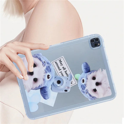 For iPad Pro 11 (2022) / (2021) / (2020) Case Animal Pattern TPU Tablet Cover