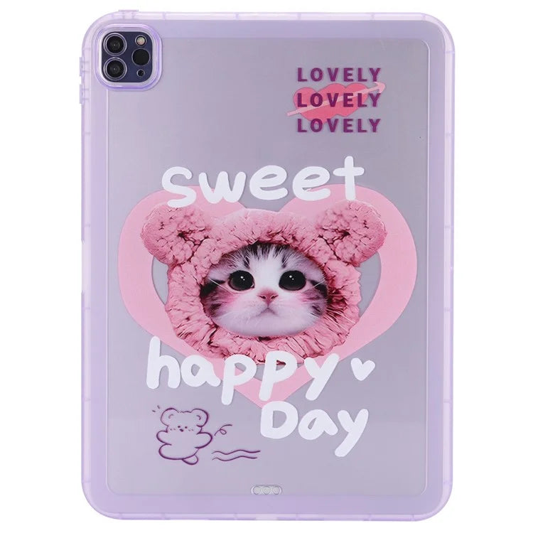 For iPad Pro 11 (2022) / (2021) / (2020) Case Animal Pattern TPU Tablet Cover