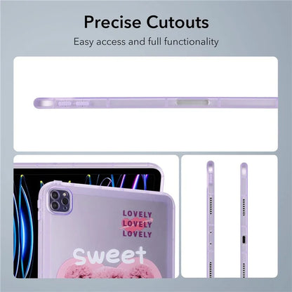 For iPad Pro 11 (2022) / (2021) / (2020) Case Animal Pattern TPU Tablet Cover