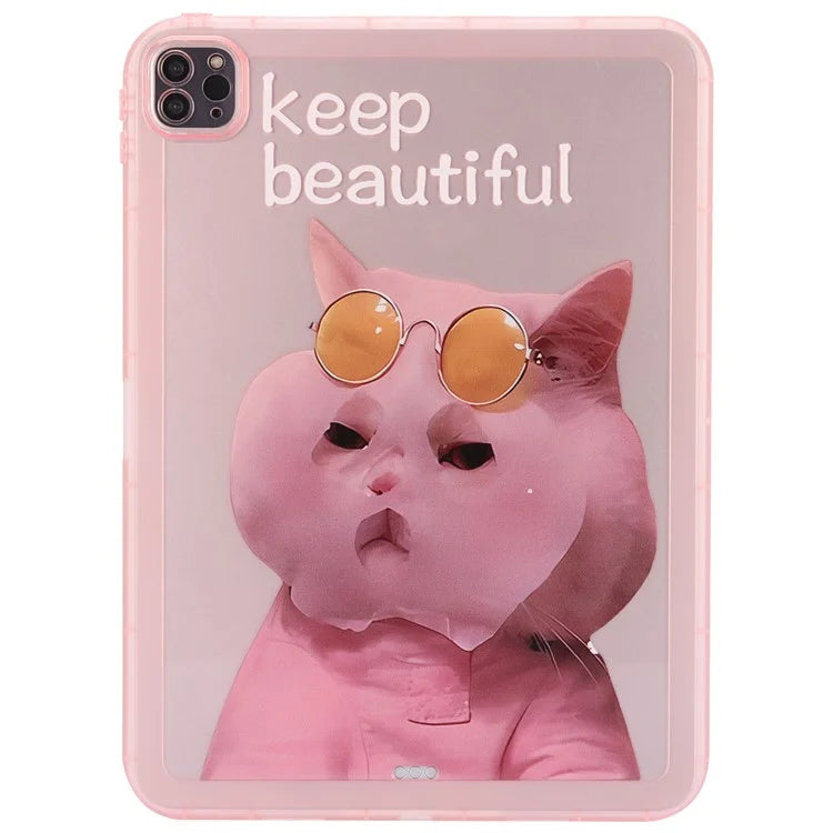 For iPad Pro 11 (2022) / (2021) / (2020) Case Animal Pattern TPU Tablet Cover