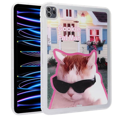 For iPad Pro 11 (2022) / (2021) / (2020) Case Animal Pattern TPU Tablet Cover