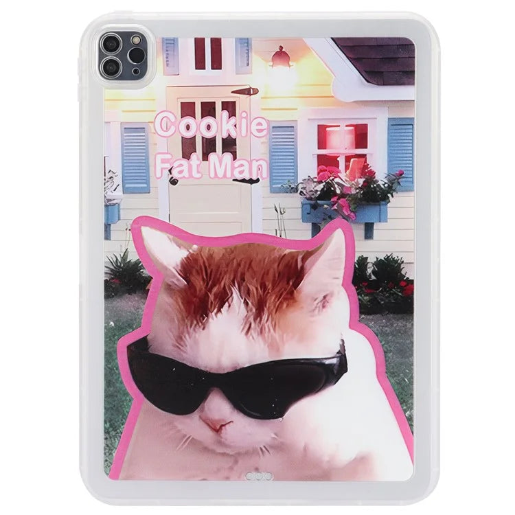 For iPad Pro 11 (2022) / (2021) / (2020) Case Animal Pattern TPU Tablet Cover