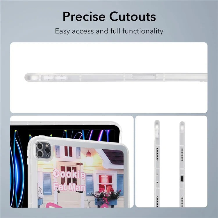 For iPad Pro 11 (2022) / (2021) / (2020) Case Animal Pattern TPU Tablet Cover
