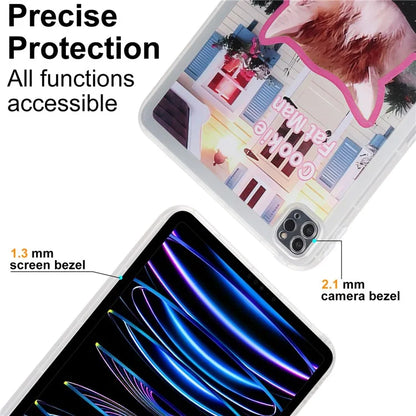 For iPad Pro 11 (2022) / (2021) / (2020) Case Animal Pattern TPU Tablet Cover