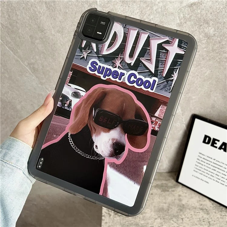For Xiaomi Pad 6 / Pad 6 Pro Protective Case Animal Pattern TPU Anti-Scratch Tablet Cover
