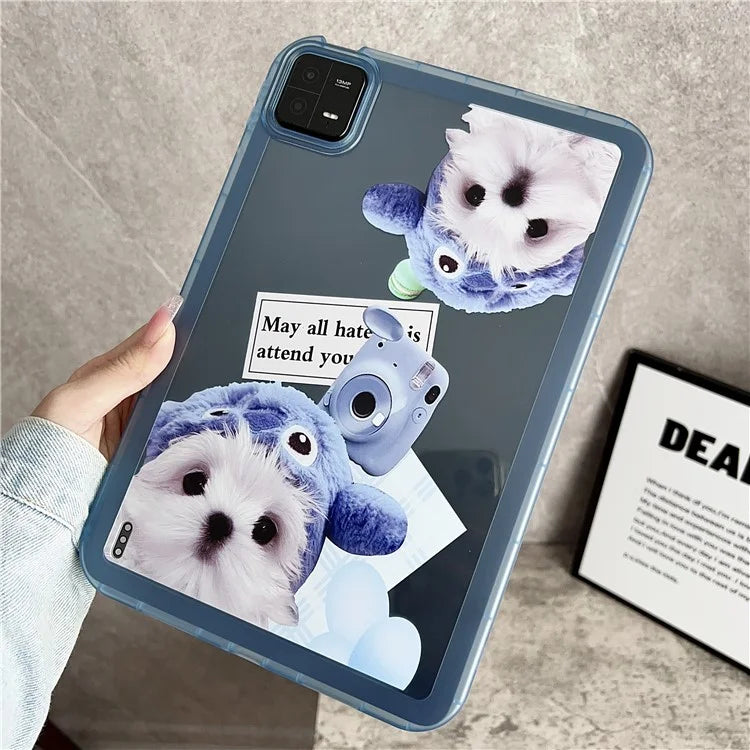For Xiaomi Pad 6 / Pad 6 Pro Protective Case Animal Pattern TPU Anti-Scratch Tablet Cover