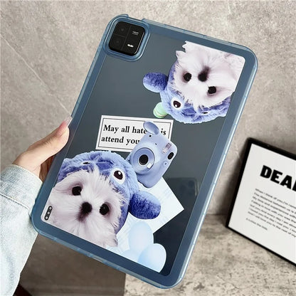 For Xiaomi Pad 6 / Pad 6 Pro Protective Case Animal Pattern TPU Anti-Scratch Tablet Cover