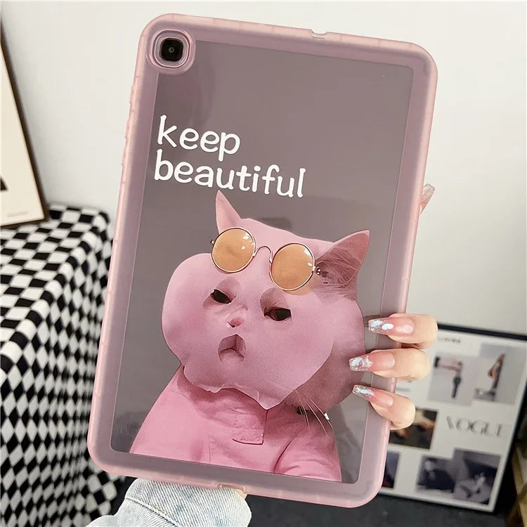 For Samsung Galaxy Tab S6 Lite (2024) / S6 Lite (2022) / S6 Lite (2020) P610 P615 Case Animal Pattern TPU Tablet Cover