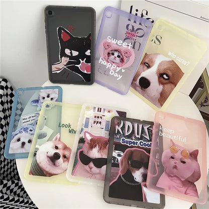 For Samsung Galaxy Tab S6 Lite (2024) / S6 Lite (2022) / S6 Lite (2020) P610 P615 Case Animal Pattern TPU Tablet Cover