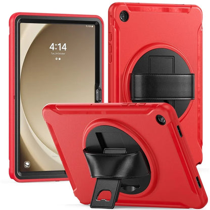 For Samsung Galaxy Tab A9+ Kickstand Back Cover PC+TPU Tablet Case