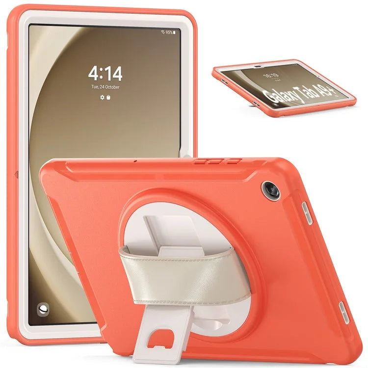 For Samsung Galaxy Tab A9+ Kickstand Back Cover PC+TPU Tablet Case