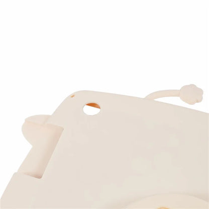 For Samsung Galaxy Tab A9+ Silicone Case Rotary Kickstand Cat Style Tablet Cover