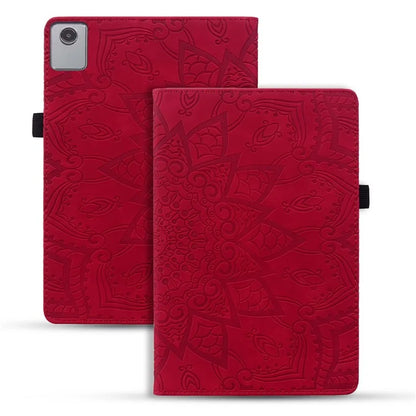 For Lenovo Tab M11 / Xiaoxin Pad 11 2024 Protective Shell Flower Pattern PU Leather Stand Tablet Cover