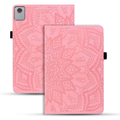 For Lenovo Tab M11 / Xiaoxin Pad 11 2024 Protective Shell Flower Pattern PU Leather Stand Tablet Cover