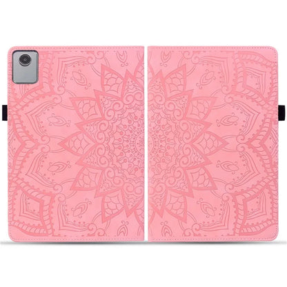 For Lenovo Tab M11 / Xiaoxin Pad 11 2024 Protective Shell Flower Pattern PU Leather Stand Tablet Cover