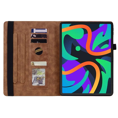 For Lenovo Tab M11 / Xiaoxin Pad 11 2024 Protective Shell Flower Pattern PU Leather Stand Tablet Cover