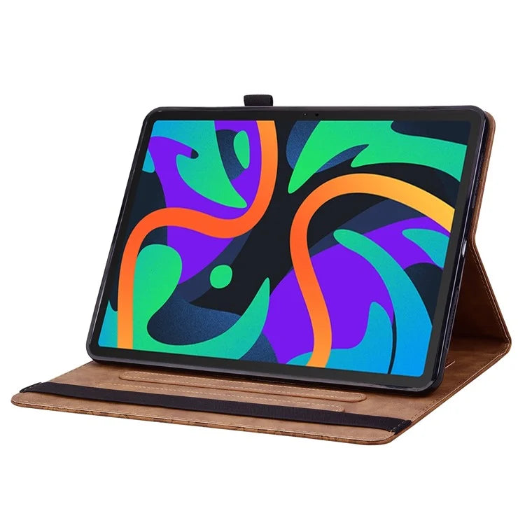 For Lenovo Tab M11 / Xiaoxin Pad 11 2024 Protective Shell Flower Pattern PU Leather Stand Tablet Cover