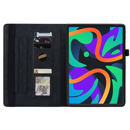 For Lenovo Tab M11 / Xiaoxin Pad 11 2024 Protective Shell Flower Pattern PU Leather Stand Tablet Cover