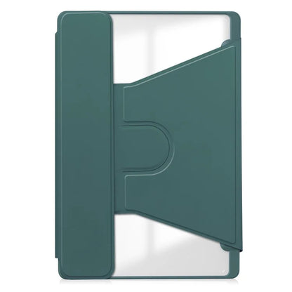 For Samsung Galaxy Tab A8 10.5 (2021) / (2022) Rotating Case PU Leather Tablet Cover (without Keyboard)ish Green