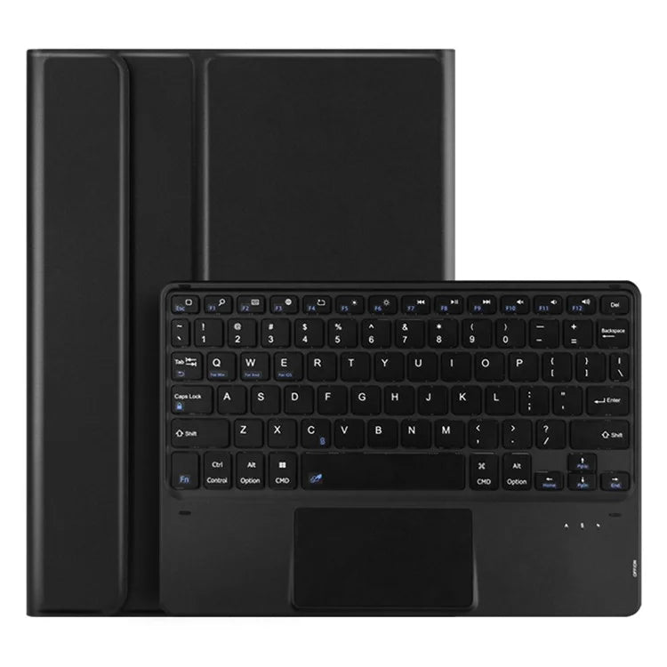 For Xiaomi Pad 5 Case Pen Slot Leather Tablet Cover with Touchpad Backlit Bluetooth Keyboard