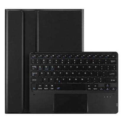For Xiaomi Pad 5 Case Pen Slot Leather Tablet Cover with Touchpad Backlit Bluetooth Keyboard