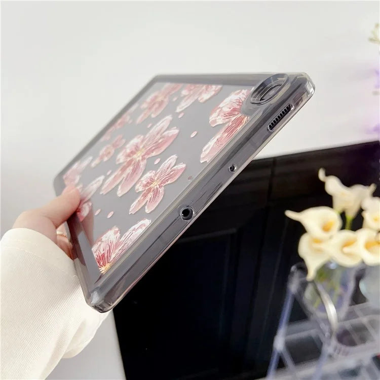 For Samsung Galaxy Tab S6 Lite (2024) / S6 Lite (2022) / S6 Lite (2020) P610 P615 Case Oil Painting Flower Tablet Cover