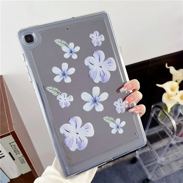 For Samsung Galaxy Tab S6 Lite (2024) / S6 Lite (2022) / S6 Lite (2020) P610 P615 Case Oil Painting Flower Tablet Cover