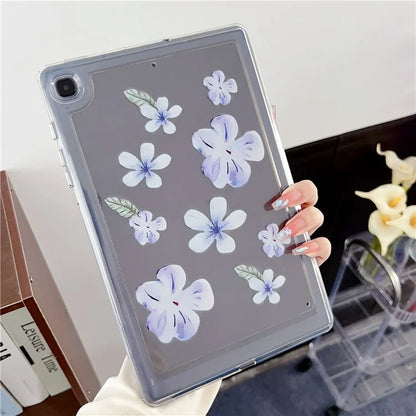 For Samsung Galaxy Tab S6 Lite (2024) / S6 Lite (2022) / S6 Lite (2020) P610 P615 Case Oil Painting Flower Tablet Cover