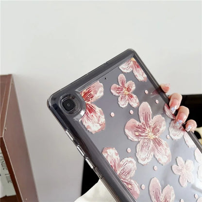 For Samsung Galaxy Tab S6 Lite (2024) / S6 Lite (2022) / S6 Lite (2020) P610 P615 Case Oil Painting Flower Tablet Cover