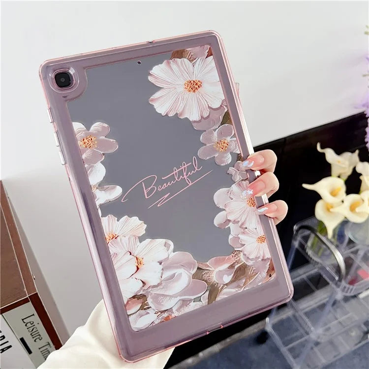 For Samsung Galaxy Tab S6 Lite (2024) / S6 Lite (2022) / S6 Lite (2020) P610 P615 Case Oil Painting Flower Tablet Cover