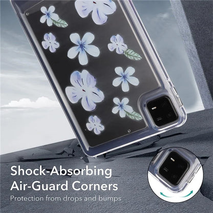 For Xiaomi Pad 6 Case Oil Painting Flower Pattern PC+TPU Tablet Cover
