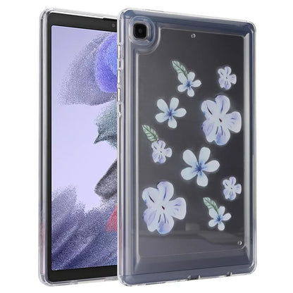 For Samsung Galaxy Tab A7 Lite 8.7-inch T225 T220 Case Flower Pattern PC+TPU Tablet Cover