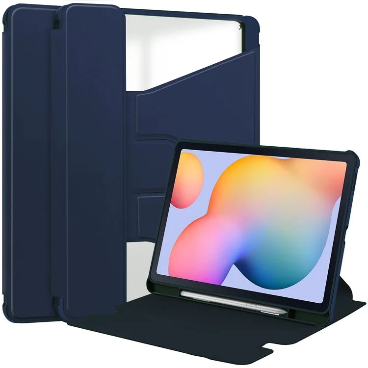 For Samsung Galaxy Tab S6 Lite (2024) / S6 Lite (2022) / S6 Lite (2020) Case Stand PU+Acrylic Tablet Cover (without Keyboard)