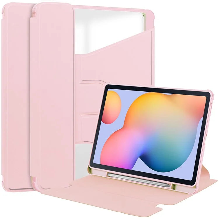 For Samsung Galaxy Tab S6 Lite (2024) / S6 Lite (2022) / S6 Lite (2020) Case Stand PU+Acrylic Tablet Cover (without Keyboard)