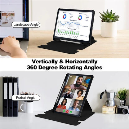 For Samsung Galaxy Tab S6 Lite (2024) / S6 Lite (2022) / S6 Lite (2020) Case with Bluetooth Keyboard PU+Acrylic Tablet Cover