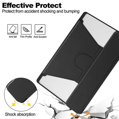 For Samsung Galaxy Tab S6 Lite (2024) / S6 Lite (2022) / S6 Lite (2020) Case with Bluetooth Keyboard PU+Acrylic Tablet Cover