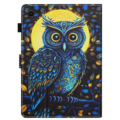For Lenovo Tab M10 Plus (3rd Gen) Case Pattern Printing Auto Sleep / Wake PU Leather Tablet Cover