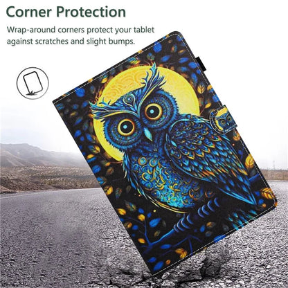 For Lenovo Tab M10 Plus Tablet Case Pattern Printed Shockproof PU Leather Folio Flip Cover