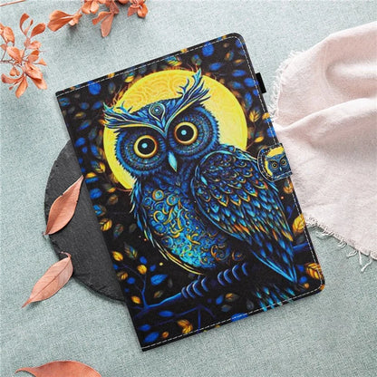 For Lenovo Tab M10 Plus Tablet Case Pattern Printed Shockproof PU Leather Folio Flip Cover