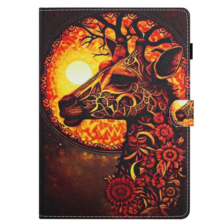 For Lenovo Tab M10 HD Gen 2 Shockproof Case Pattern Printing PU Leather Tablet Cover