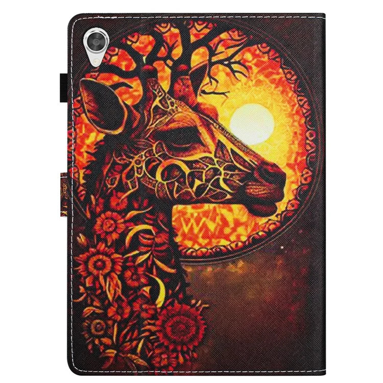 For Lenovo Tab M10 HD Gen 2 Shockproof Case Pattern Printing PU Leather Tablet Cover
