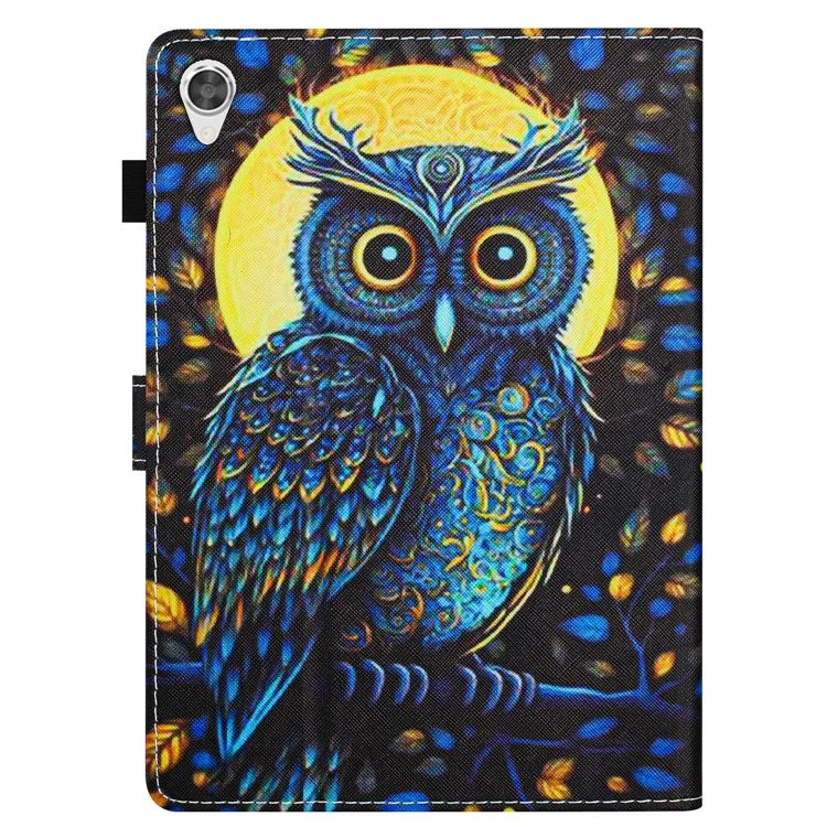 For Lenovo Tab M10 HD Gen 2 Shockproof Case Pattern Printing PU Leather Tablet Cover
